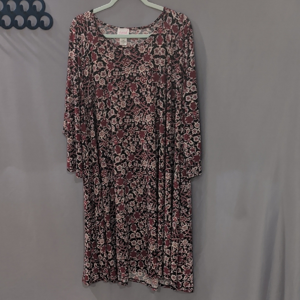 SWAK Long Sleeve Floral Dress 4X